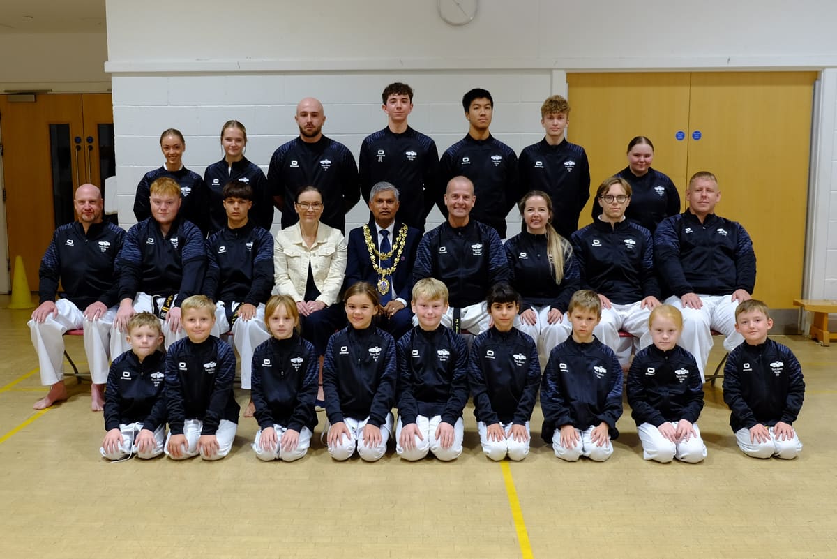 Mayor celebrates Young Gloves Karate's World Championships success and community work — supplied image 2