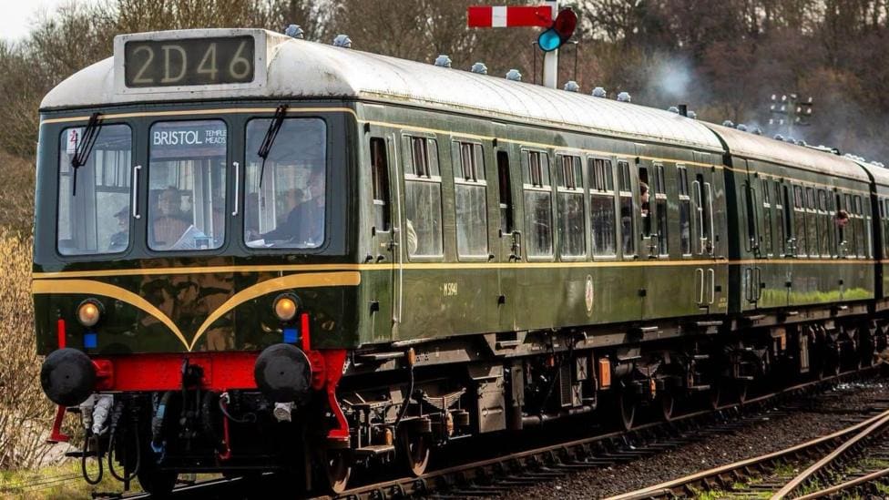 Heritage trains trial Kidderminster to Bewdley starts Sept — Kidderminster news photo (BBC Birmingham & Black Country)